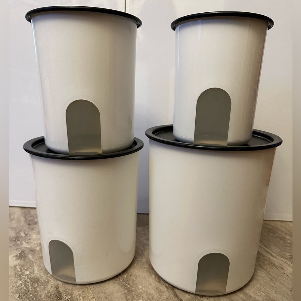 One Touch Tupperware Canister set